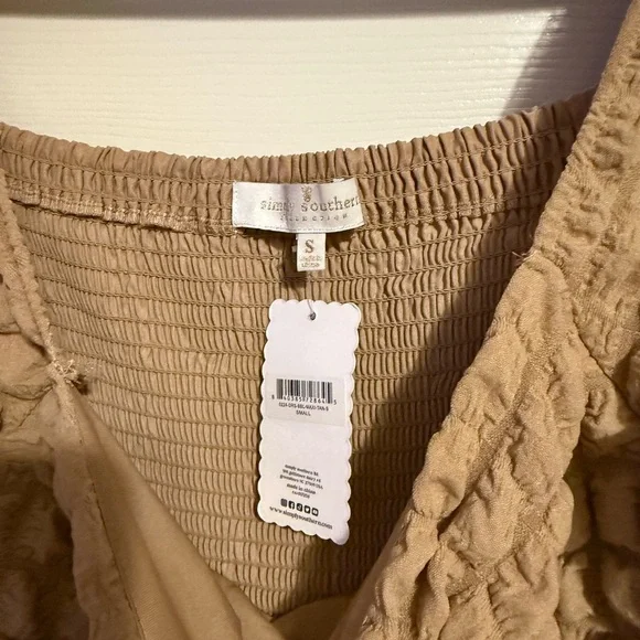 Simply southern  textured bubble dress small/medium- nwt - Picture 2 of 8